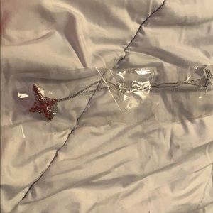 Silver chained necklace